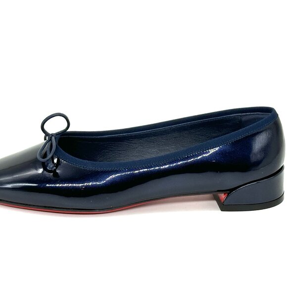 Christian Louboutin SWEETIE JANE FLAT Patent Leather Ballerina Flats Shoes - Picture 6 of 16